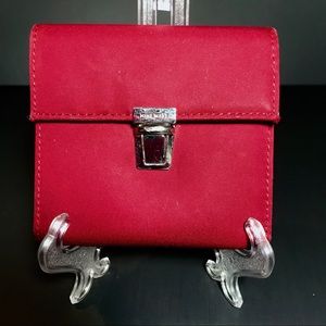 Nine West Brick Red Compact Wallet